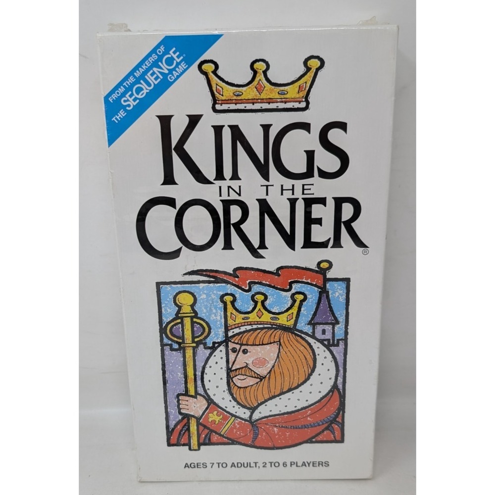 Vintage Kings In The Corner Card Game  By Jax Made In USA 1996 Brand New